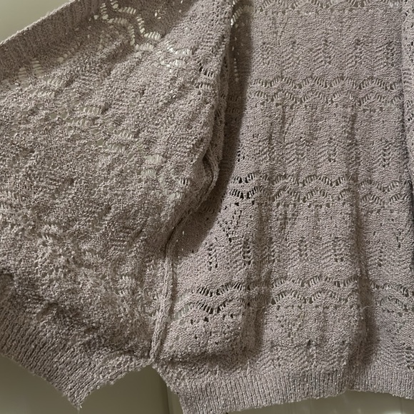 Altar’d State Grace Pointelle Cardigan M - Picture 6 of 7